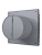 Вентилятор накладной SILENT D125 обр.клапан Dark gray metal DICITI