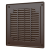 Решетка вентиляционная Р сетка разъемная 209х209 пластик Brown ERA