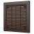 Решетка вентиляционная Р сетка разъемная 209х209 пластик Brown ERA