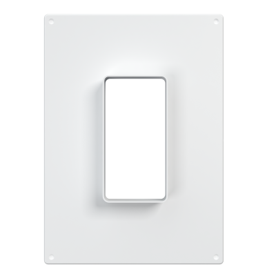 Площадка торцевая ПТВ фланец 60х120 вертикальная 180х250 пластик ERA