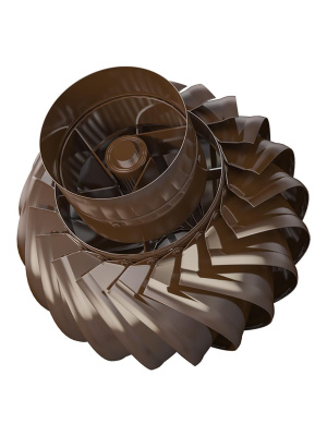 Турбодефлектор ТД фланец D100 окраш.сталь RAL 8017 ERA